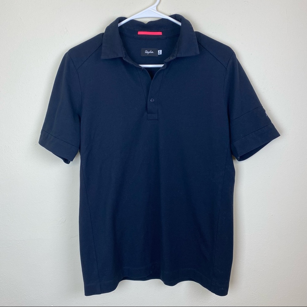 Rapha Men’s Black Polo Shirt Size Medium